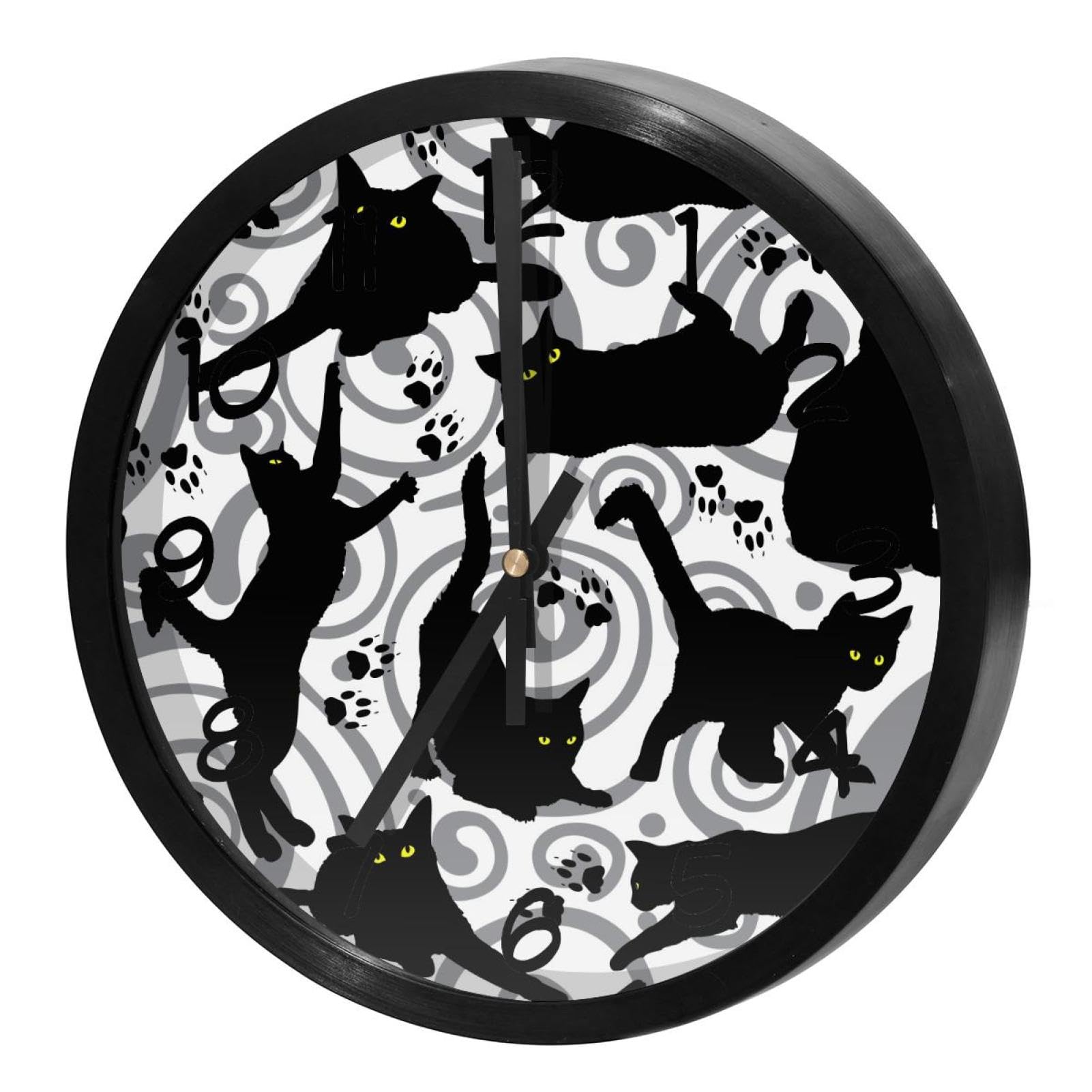 Horloge murale silencieuse sans tic-tac pour une maison zen