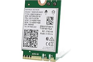 Intel AX210 AX2 Wi-Fi 6 Bluetooth 5.2 Wireless Card Built-in Dual Band...