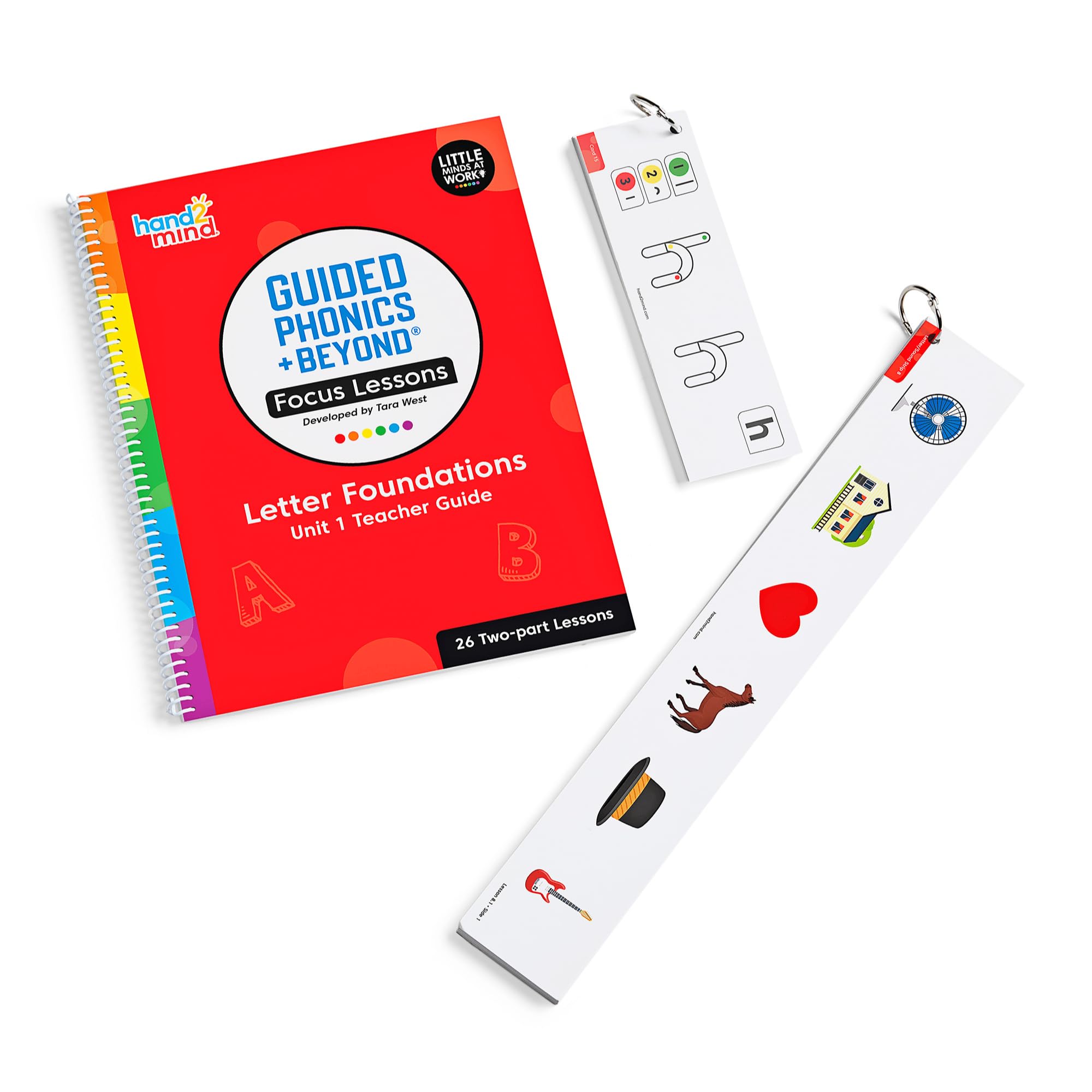 hand2mind Guided Phonics + Beyond Focus Lessons Unit 1 Teacher Guide, Science of Reading Classroom Materials, Kindergarten Homeschool Curriculum Supplies, Early Childhood Education Materials