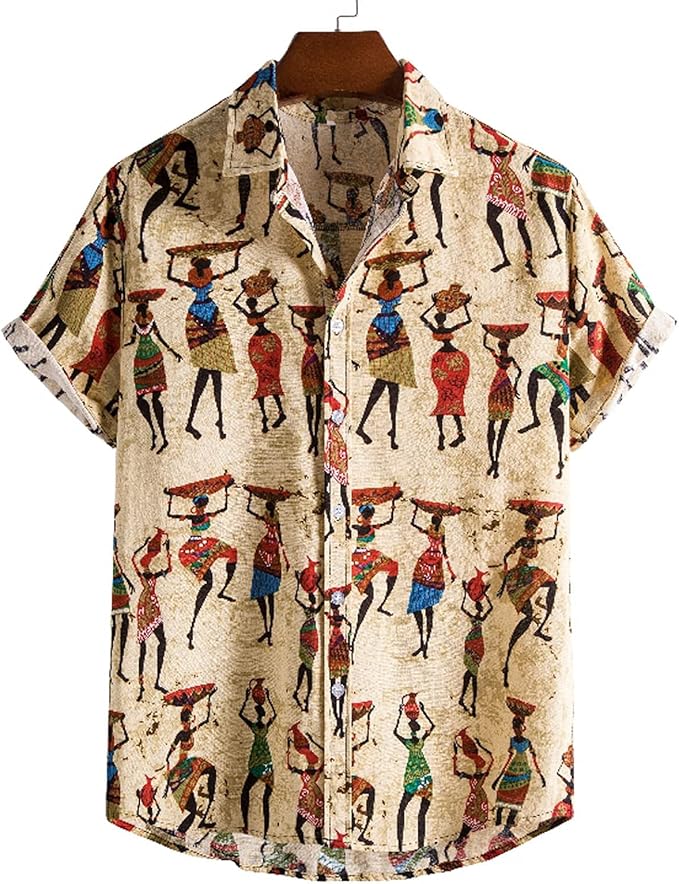 Herren Hawaiihemd Kurzarm - Leichtes Sommerhemd Für Strand & Urlaub