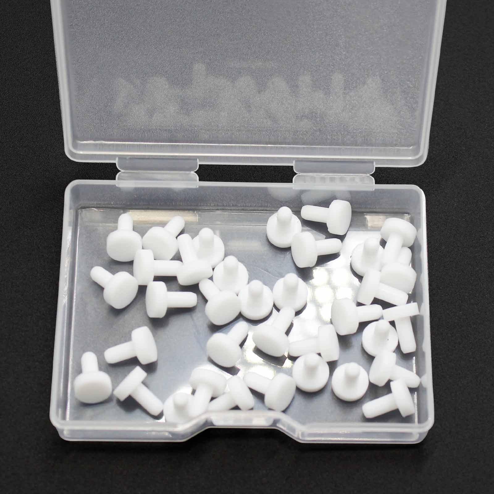 35 Pcs 3 mm/0.12 in Silicone Rubber Plug for Small Round Holes