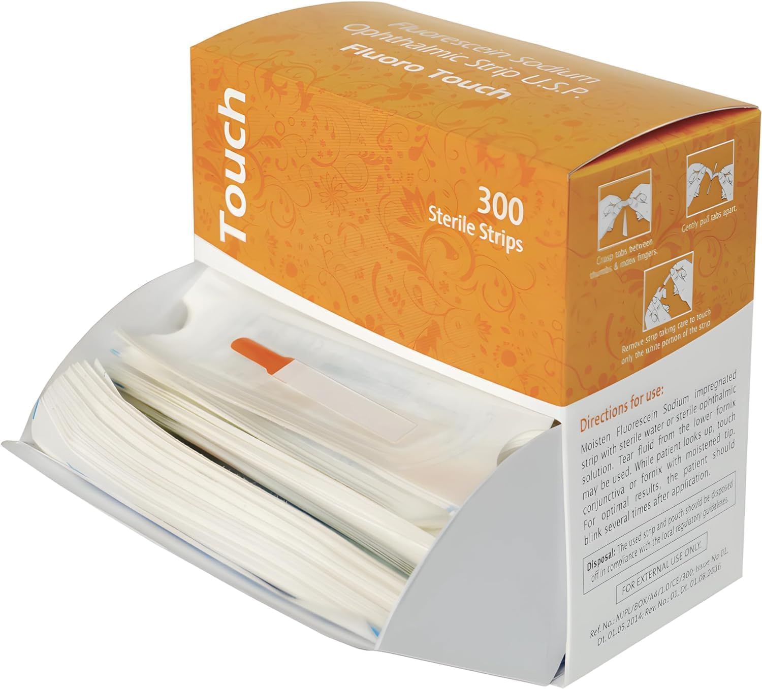 Ophthalmic Fluoro Touch Strips - 100