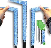 Vista 7 de ALIEN PROS Paquete de 6 cintas de envoltura Blue Clouds & Fire Mix Golf Grip – ReGrip en 1 minuto