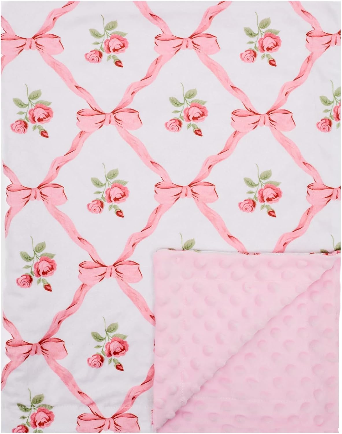 Baby Blanket for Boys Girls Super Soft Double Layer Minky with Dotted Backing Cute Cow Crib Receiving Blanket Bed Throws for Newborns Nursery Stroller Toddler 30 x 40 Inch (Western Cowboy)