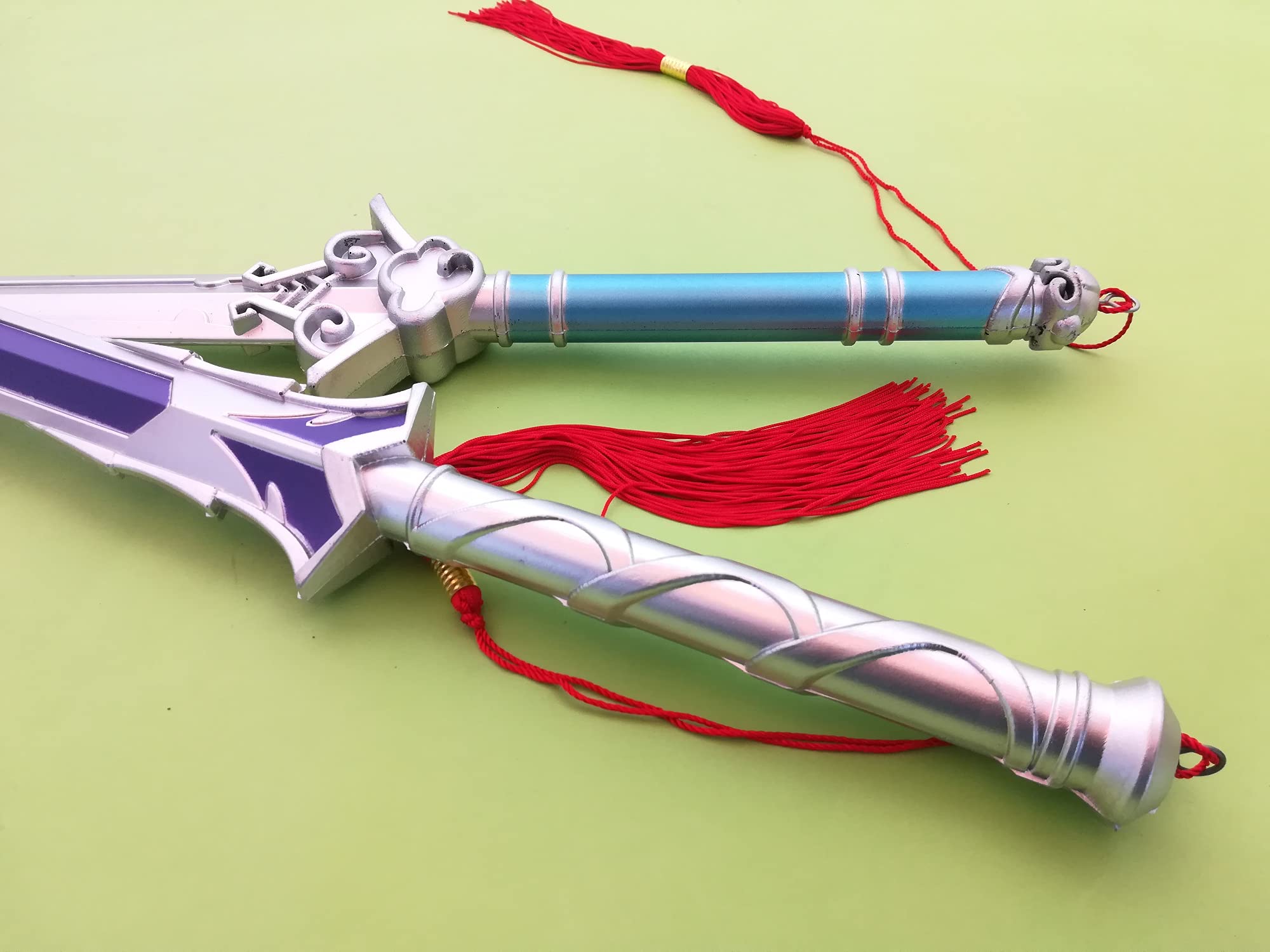 Amazon.co.jp: 剣 刀 2点セット 中国 伝統 古典 80cm コスプレ 魔道