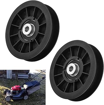 AMTHKNO 109-3397 280-511 Flat Idler Pulley for Exmark Quest Toro 74818 74812 74813 74815 74814 74816 74820 74914 74822 74832 74823 74824 Mower