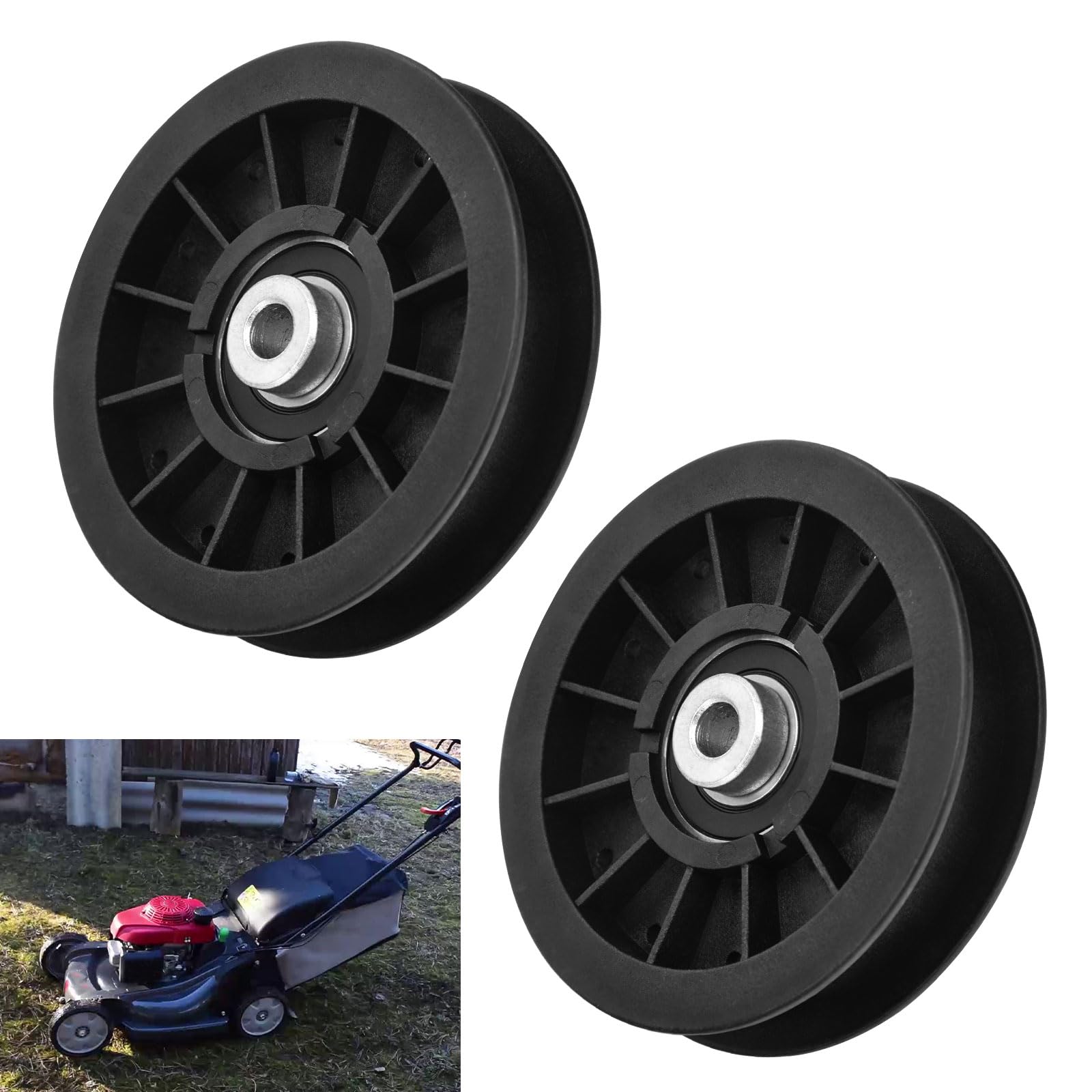 Amazon.com : AMTHKNO 109-3397 280-511 Flat Idler Pulley for Exmark