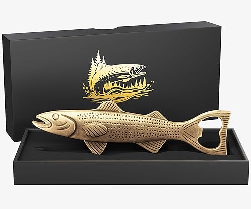 Regalos únicos de cerveza de pescado para hombres, abrebotellas vintage, regalo del día del padre, regalo de cumpleaños, Navidad, San Valentín,
