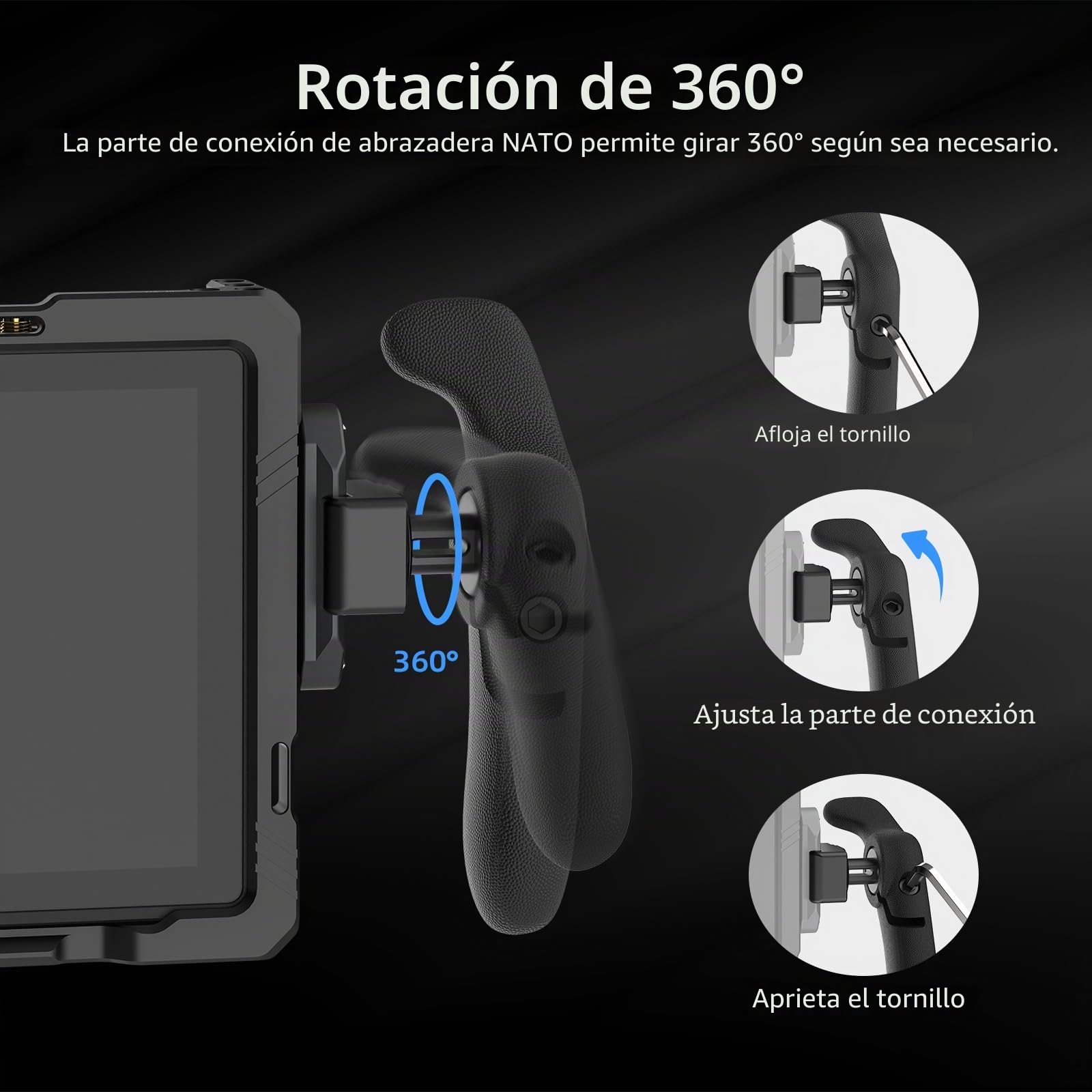 Nitze Kit de Empuñadura Lateral con NATO Clamp - PA32C