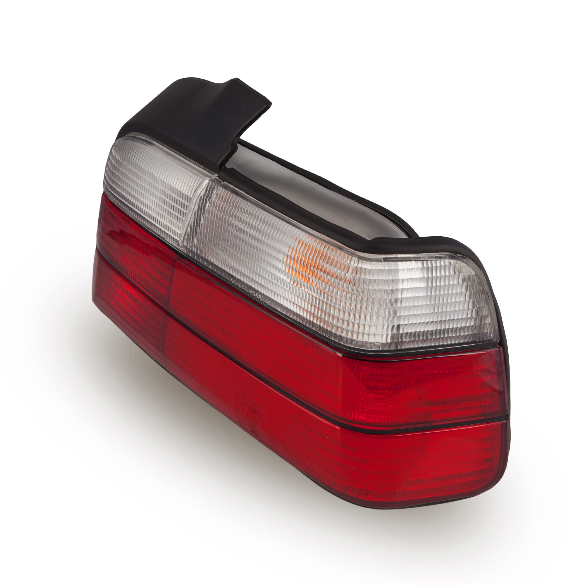 Luces traseras VR-1753 - Conjunto de luces traseras portalamparas coche (1 par, lado del conductor y del pasajero, aspecto deportivo, color rojo y blanco)