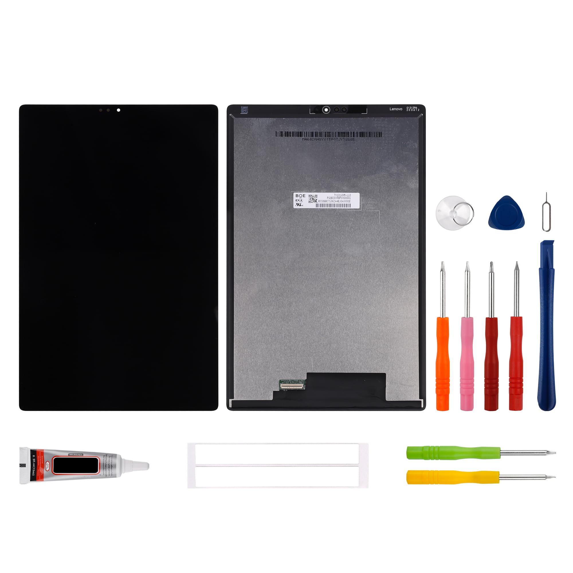 Display LCD da 10,1", compatibile con Lenovo Tab M10 HD Gen 2 TB-X306F, X306X (nero senza cornice), display LCD touch screen Digitizer+ set di attrezzi