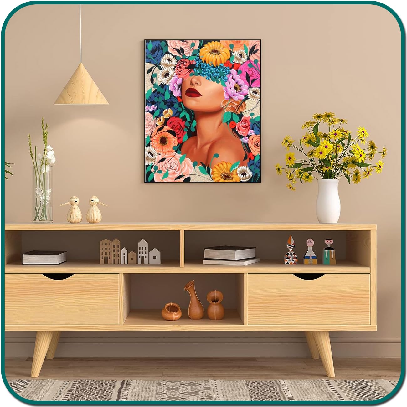 ZHXXFD Dipingere Con I Numeri Adulti Bambini Senza Cornice 40X50Cm