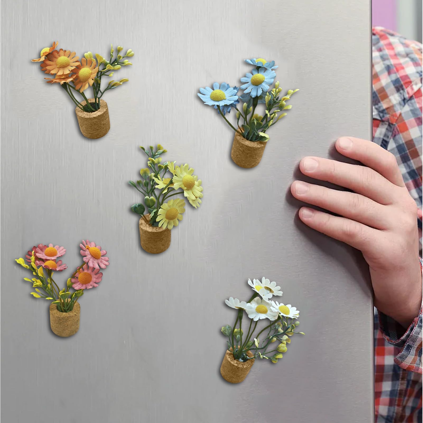 Kühlschrank Magnete Niedliche Gänseblümchen-Designs