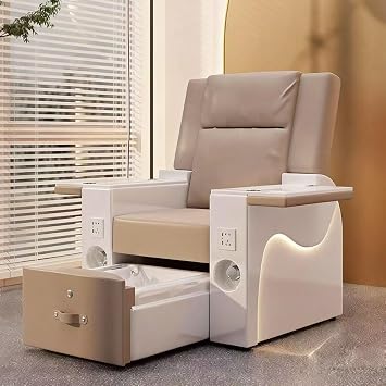 Pedicure Chair - Massage Chair,Adjustable, Portable, Removable,Water Pipe Connection Required