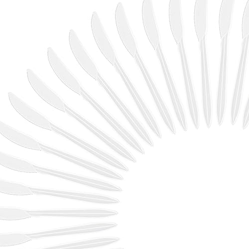 Miniatura 9 de Plasticpro Cubiertos 800 tenedores de plástico desechables blancos de peso medio