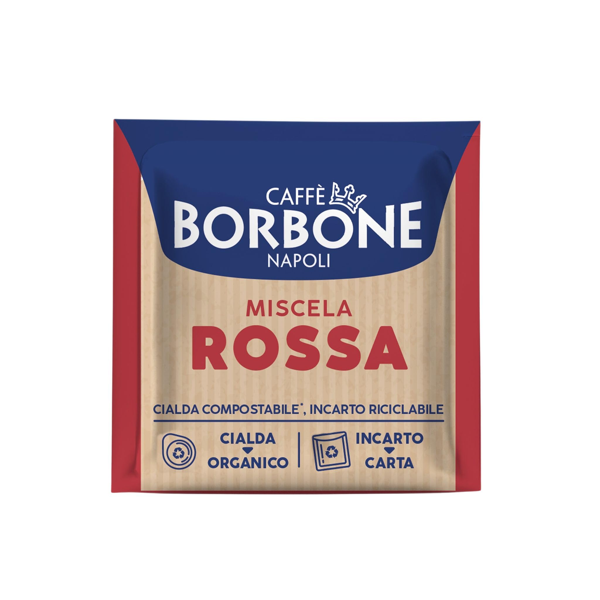 Kawa w papierowych saszetkach Caffé Borbone, mieszanka kawy ESE 44, 300 szt. czerwona, niebieska, złota, czarna, do wyboru