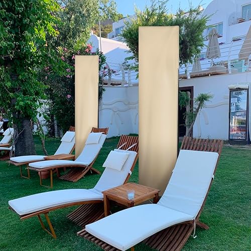 Miniatura 7 de Funda para sombrilla de patio al aire libre con barra, impermeable, duradera, con cremallera, para paraguas de 9 a 13 pies