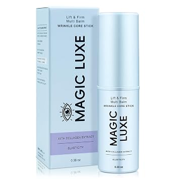 Magic Luxe Korean Under Eye Balm Stick, Luxe Under Eye Balm & Luxe Eye Cream Alternative, Hydrating Smoothing Multi Balm for Dark Circles, Puffiness & Fine Lines 0.38 Oz