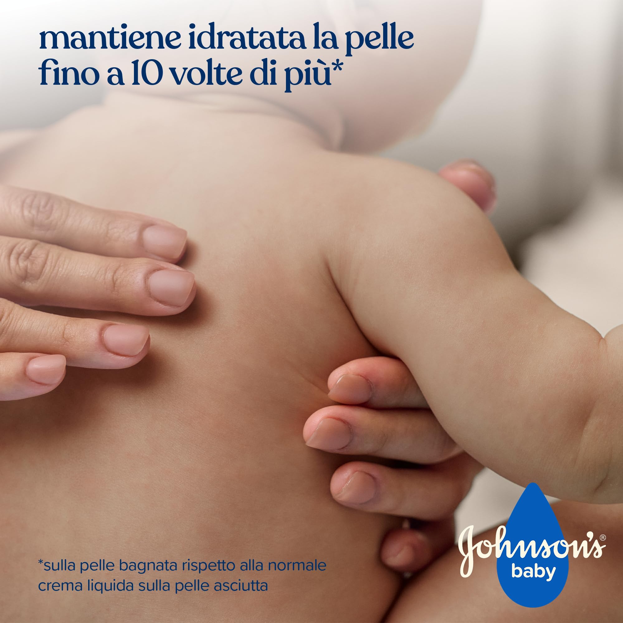 Johnson's Baby Olio per la Pelle Delicata 500 ml, Olio neonato idratante e protettivo