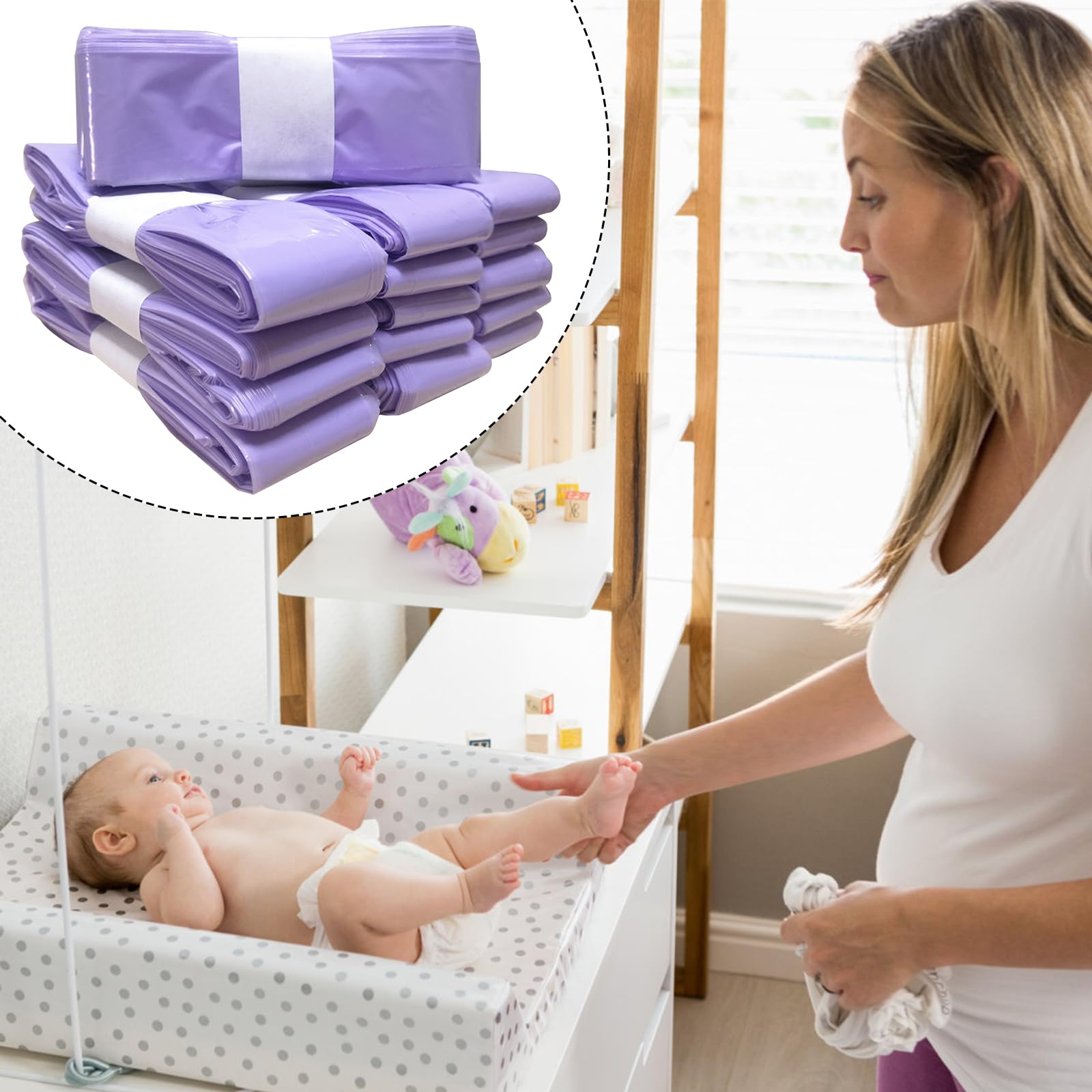 12 Pezzi Ricarica Mangiapannolini Compatibili con Tutti Tipi di Ricarica, Compatibile con Maialino