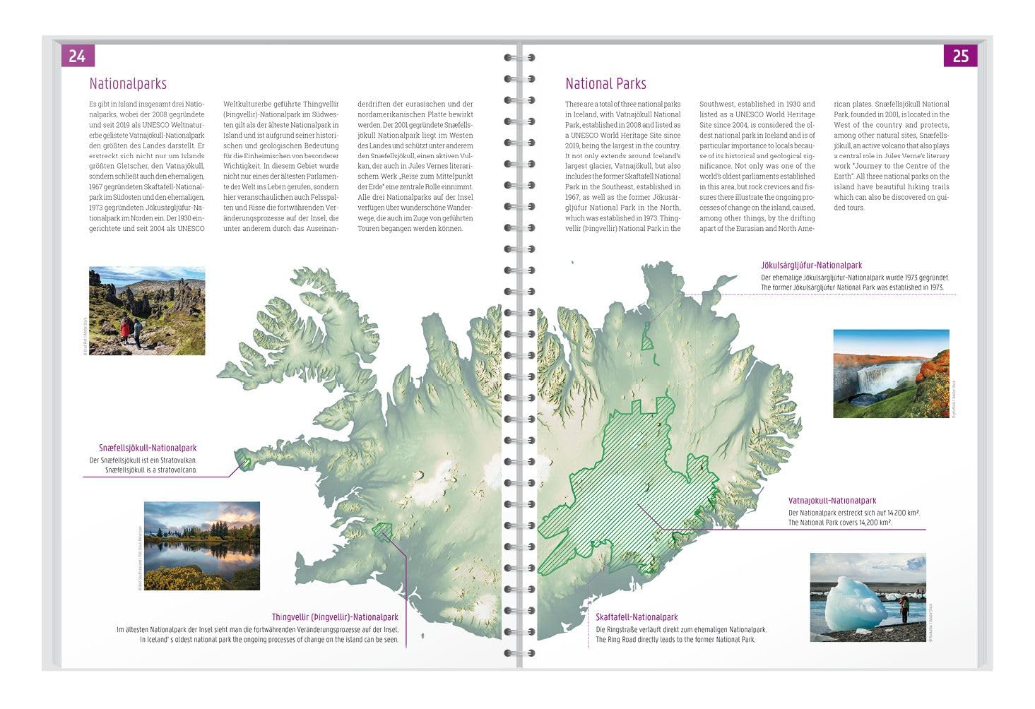 freytag & berndt Autoatlas Island Reiseatlas mit Spiralbindung 1:150.000: 30 Highlights, Camping- und Stellplätze