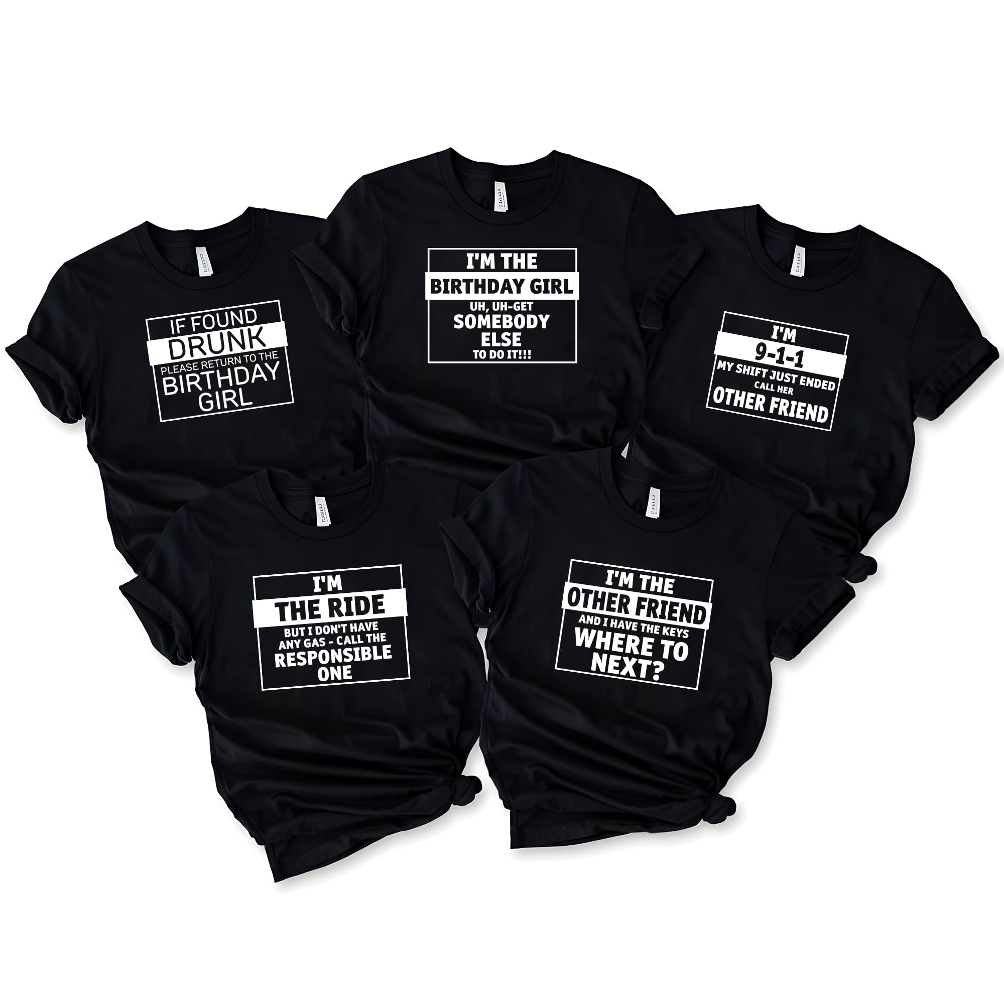 Camiseta Personalizada Blusas Para Grupo De Amigas Camisetas