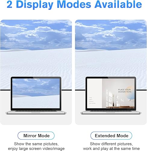 Miniatura 4 de AIYEEN Adaptador HDMI a VGA, adaptador HDMI macho a VGA de 1080 p con cable conector de audio de 0.138in compatible con monitor, laptop,