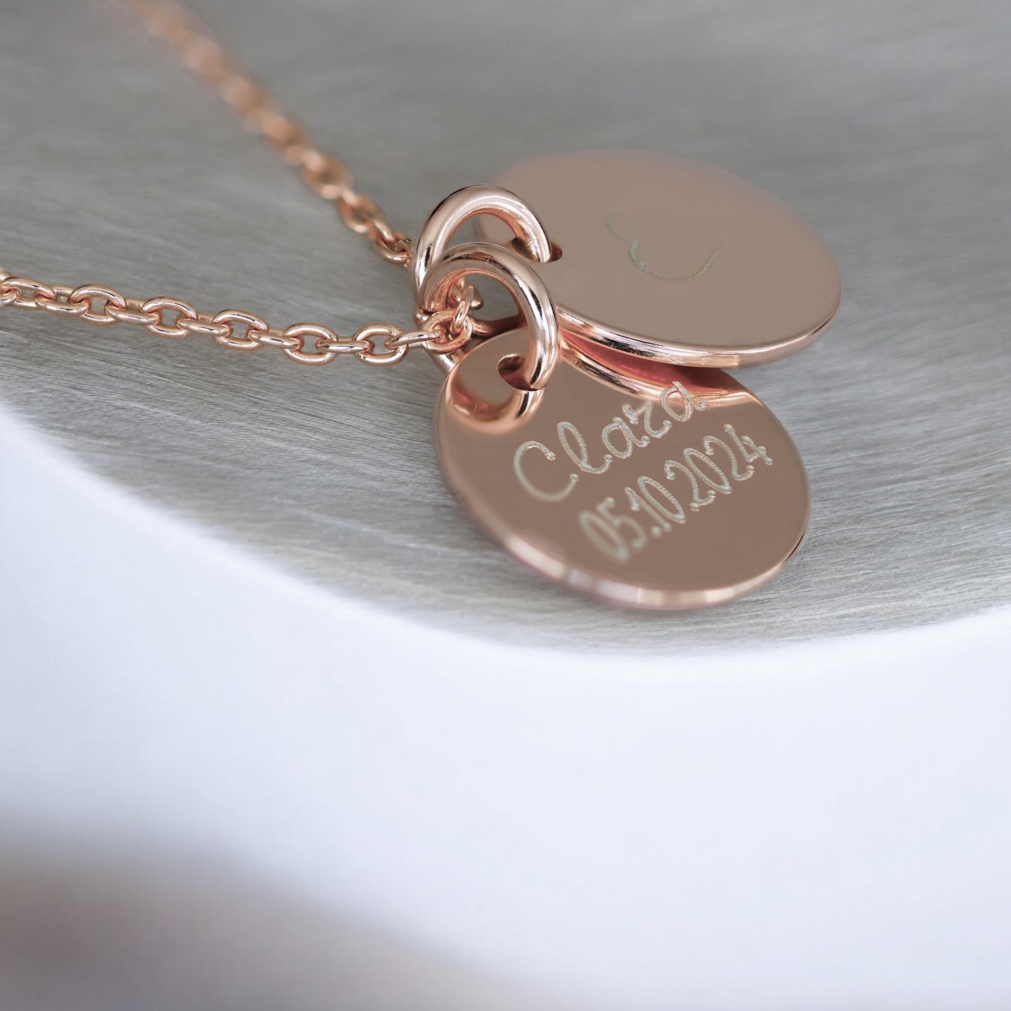 Kamiko Namenskette 925er Sterling Silber Gravurkette, Familienkette, Kindernamen, Geschenk zur Geburt, Personalisierte Kette
