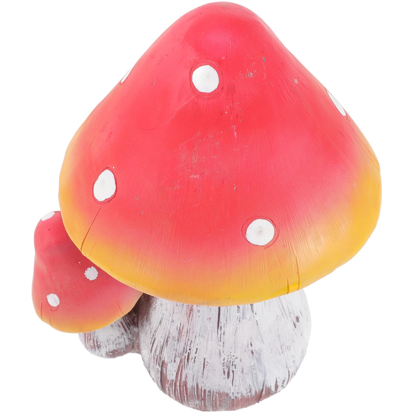 Ornement en résine de grand champignon pour sublimer la décoration de vos fêtes au jardin
