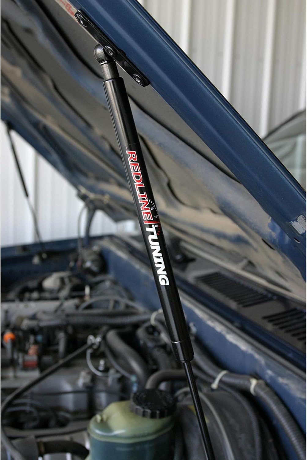 Redline Tuning 21-27005-02 Hood Quicklift Plus System Compatible with Toyota Pickup 1989-1994 (All Black Components)