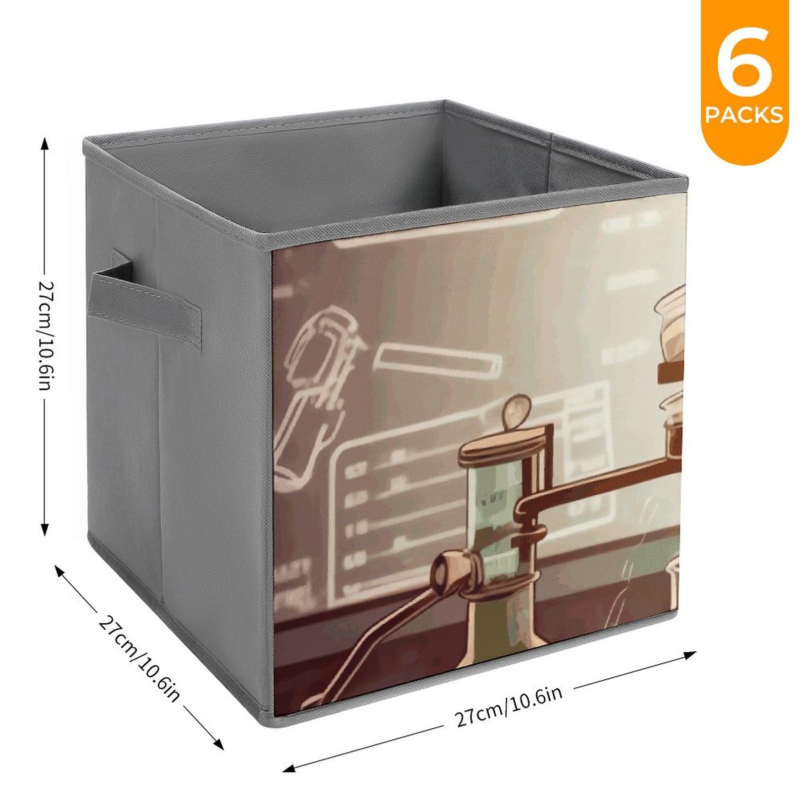 Boîtes de rangement pliables pour laboratoires de chimie, paniers de rangement empilables pour étagères, organiseurs de placard et bacs de rangement pliables pour vêtements