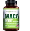 Maca Root Tabelts with Ashwagandha and Ginseng -180 High Strength 6000mg Maca Root Ashwagandha Ginseng & Black Pepper Tablets | 6-Month Supply Vegan | High Potency |Made in The UK