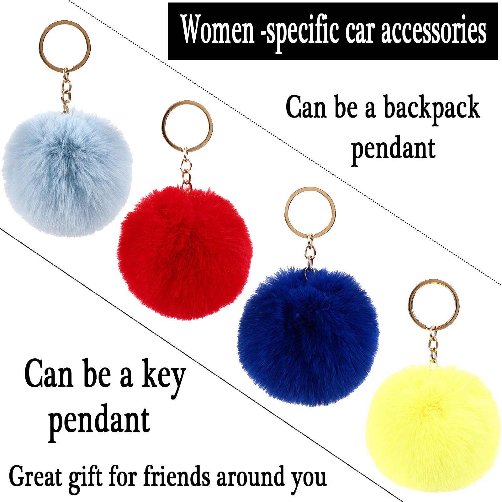 Ensemble Intérieur Voiture 6 Pièces En Velours - Housse Volant, Leviers, Dessous Verres, Porte-clés - Rouge Vin