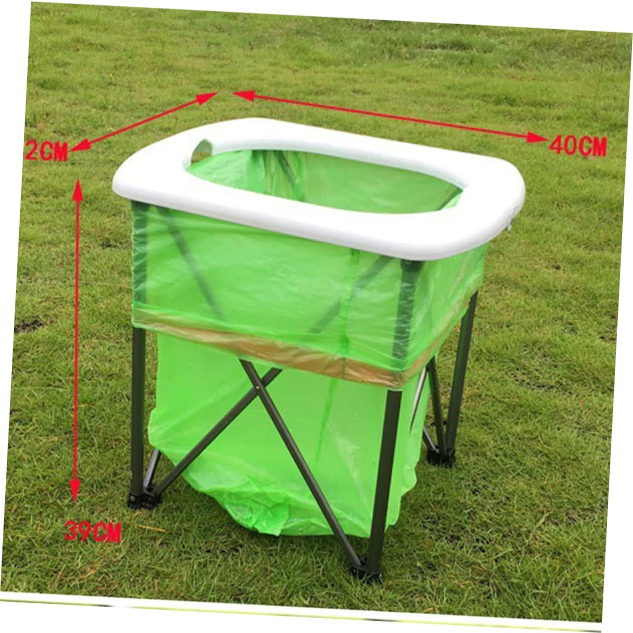 Generic Multi-function Outdoor Portable Toilet Folding Camping Stool Pedestal Pan Suitable for Caravan