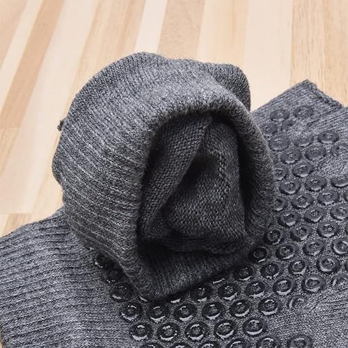 Miniatura 4 de Guantes de yoga antideslizantes para mujer, guantes sin dedos con puntos de silicona, color beige