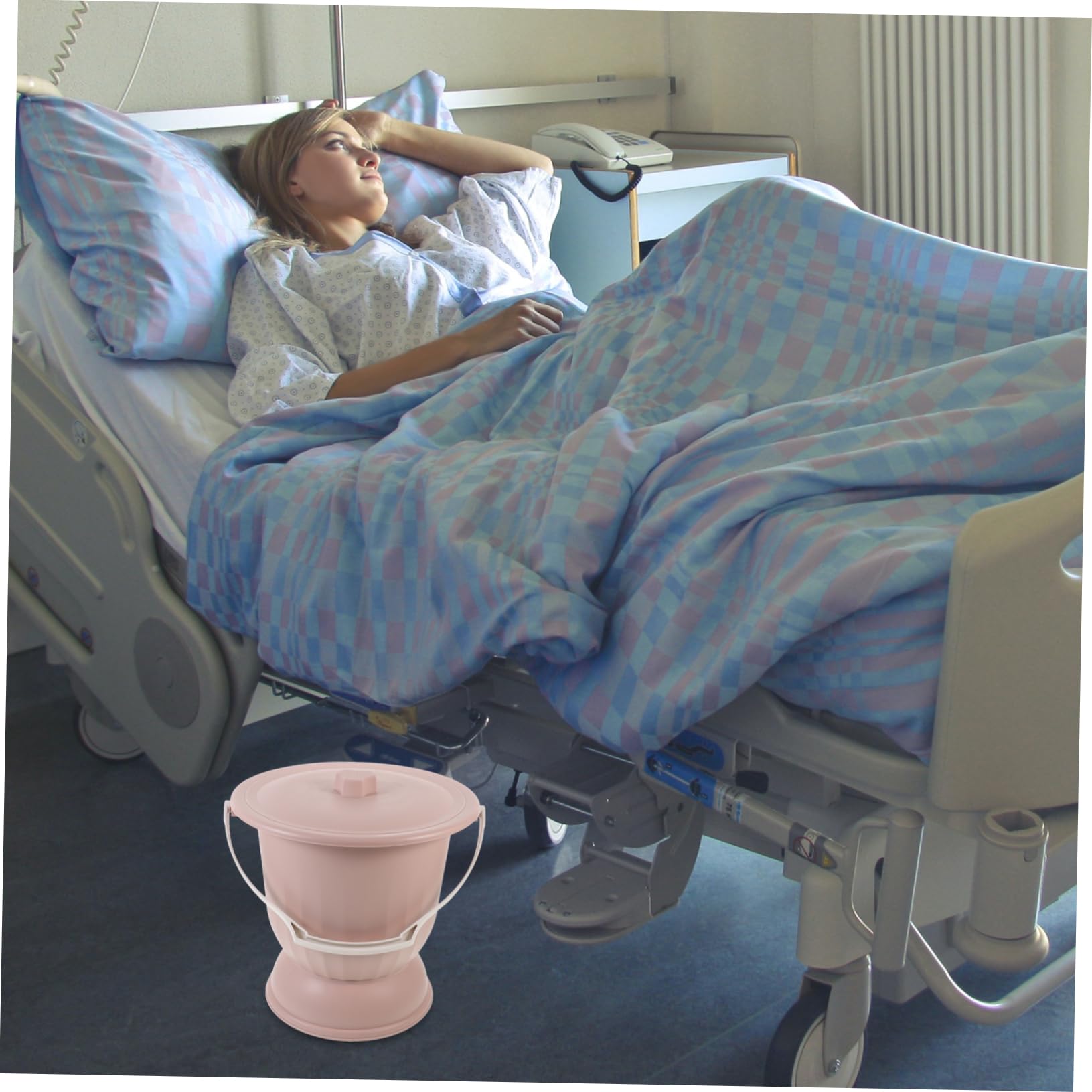 Orinal Tapa de Pp 4, 5 L para Uso Nocturno en Casa