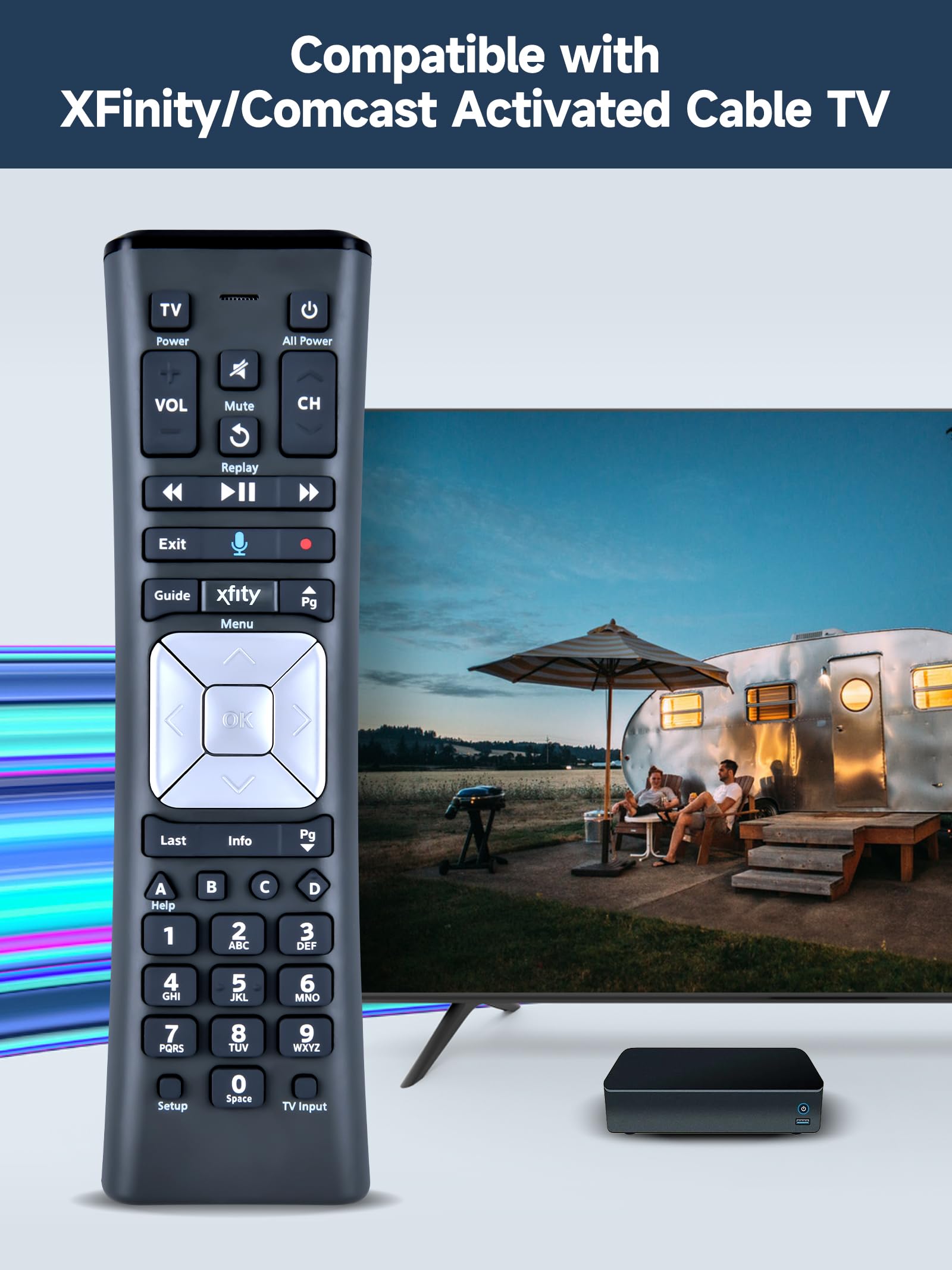 PZL Funda protectora de silicona para control remoto XFinity Comcast XR11, cable activado por TV, retroiluminación de voz premium, a prueba de golpes, lavable, agradable al tacto, con bucle