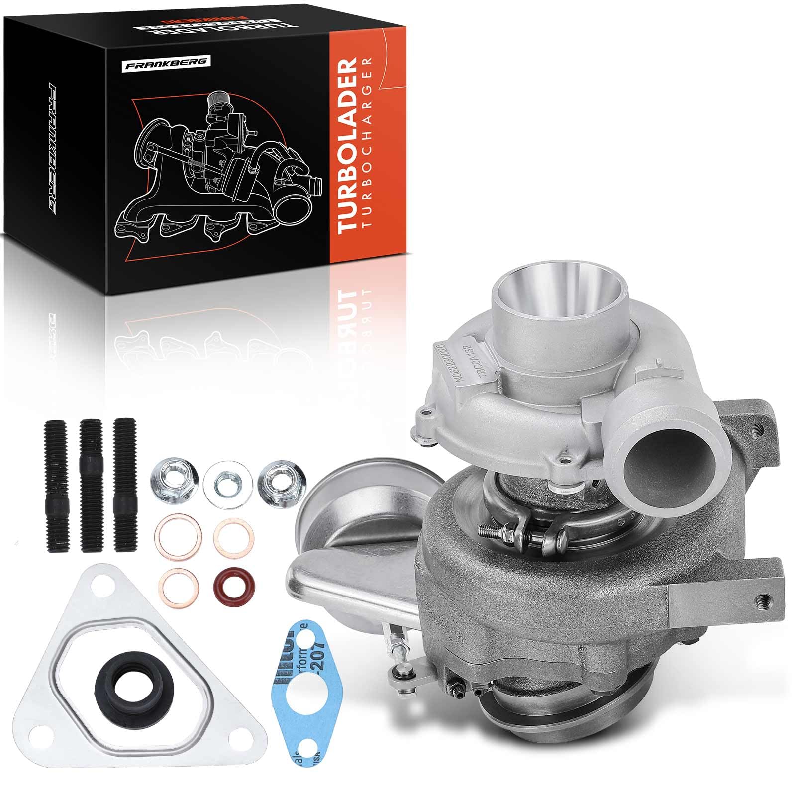 Frankberg Turbocompressore per gas di scarico RHF4V/VV14 Diesel 6460960199 | Compatibile con: Vitobus W639, Viano W639, Vito/Mixto Van W639