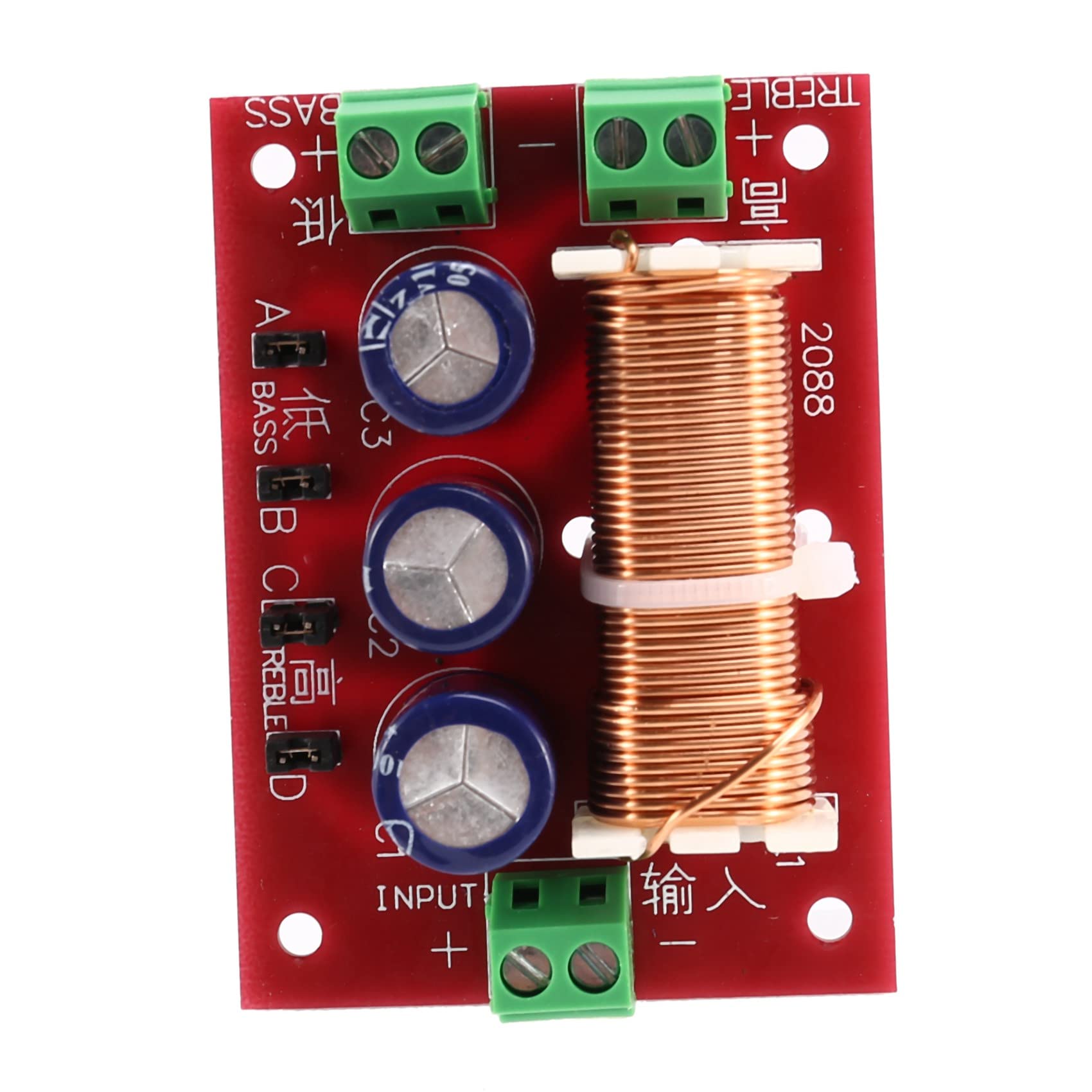 YLY-2088 Divisore di Frequenza Audio 400W Filtri Crossover Regolabili Un 2 Vie Full Range Divisore di Frequenza dei Acuti