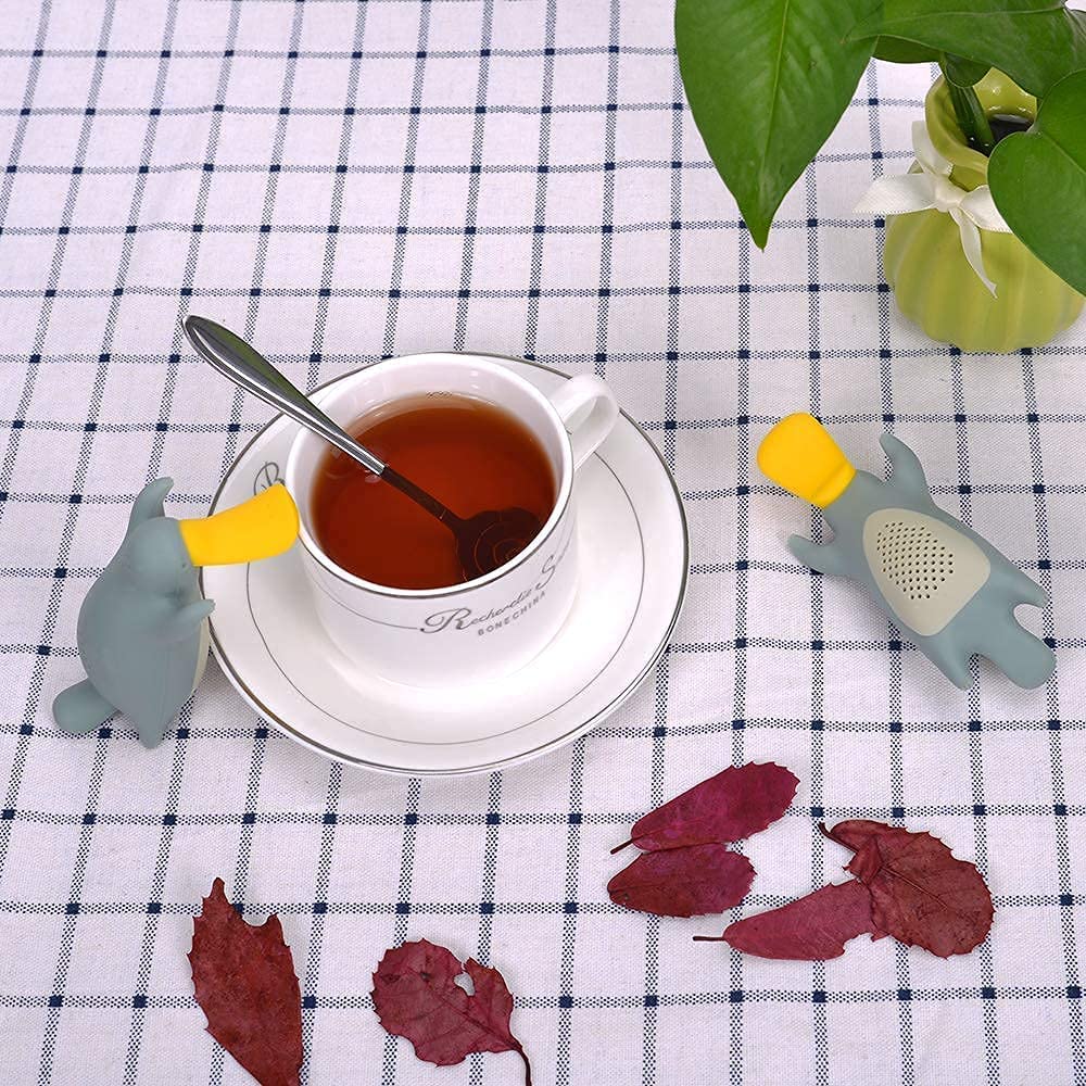 DecorChq Platypus Tea Nfuser Gft Set For Loose Leaf Tea, Cute Tea