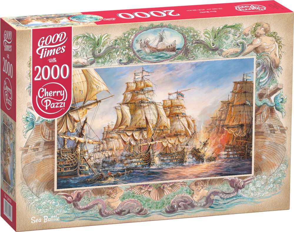 Amazon.com: CherryPazzi Sea Battle Puzzle - 2000 Piece Premium