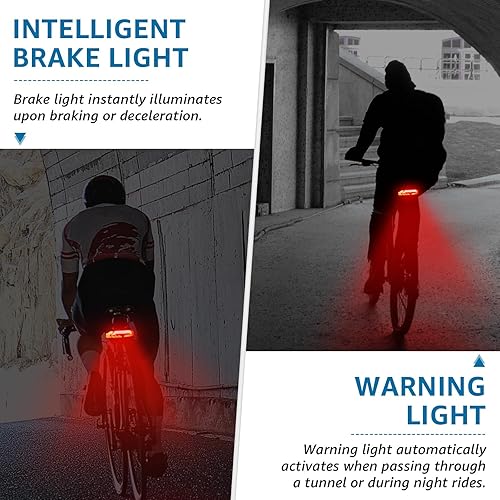 Miniatura 4 de Turn Signals for Ebike, Bike Turn Signals, Bike Blinkers Front and Back, Bike Tail Light USB Rechargeable with Horn, IP65 Waterproof Anti-Theft