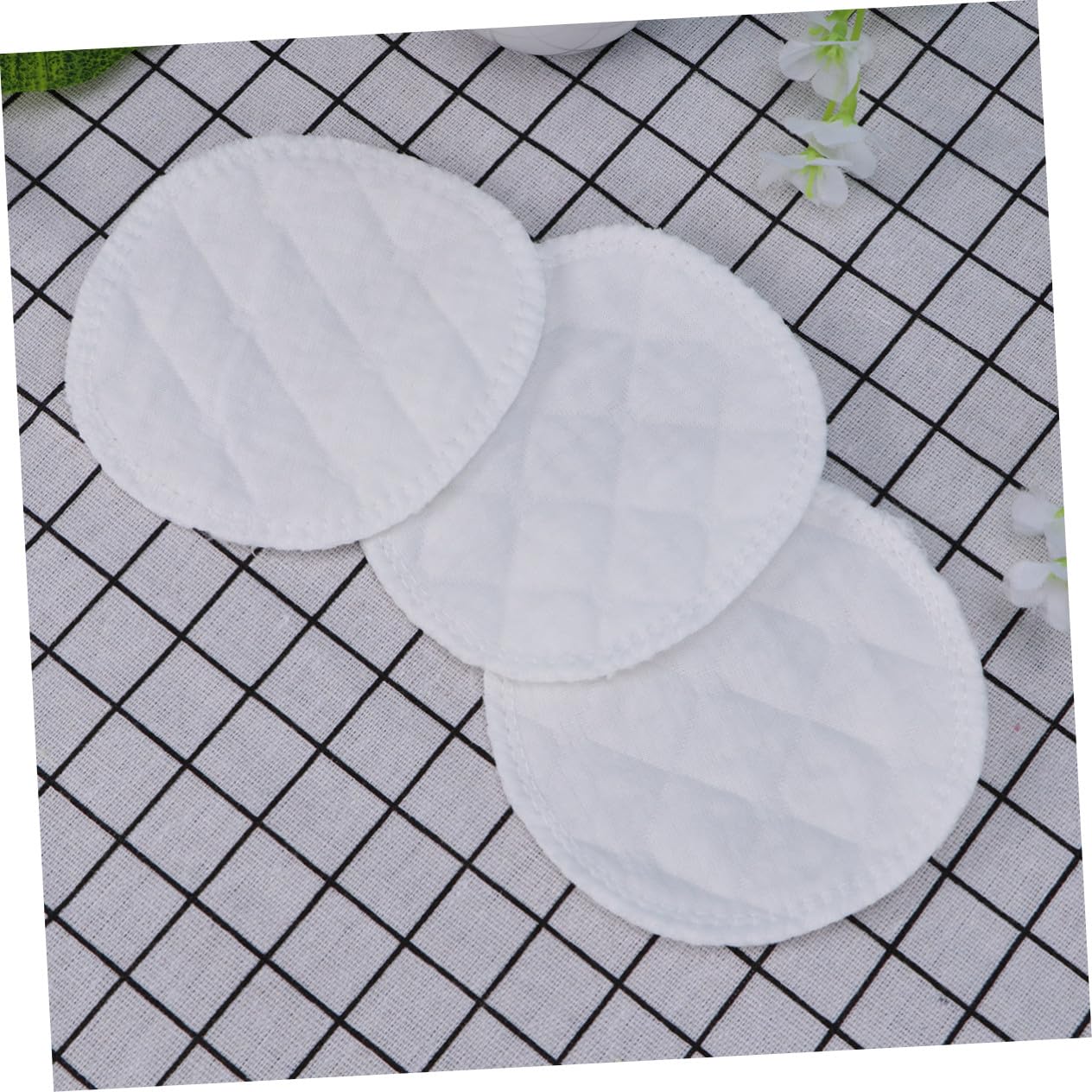 20pcs Cotton Nursing Pads Leakproof Washable Breastfeeding Pads for Women Soft Absorbent Prevent Milk Leakage