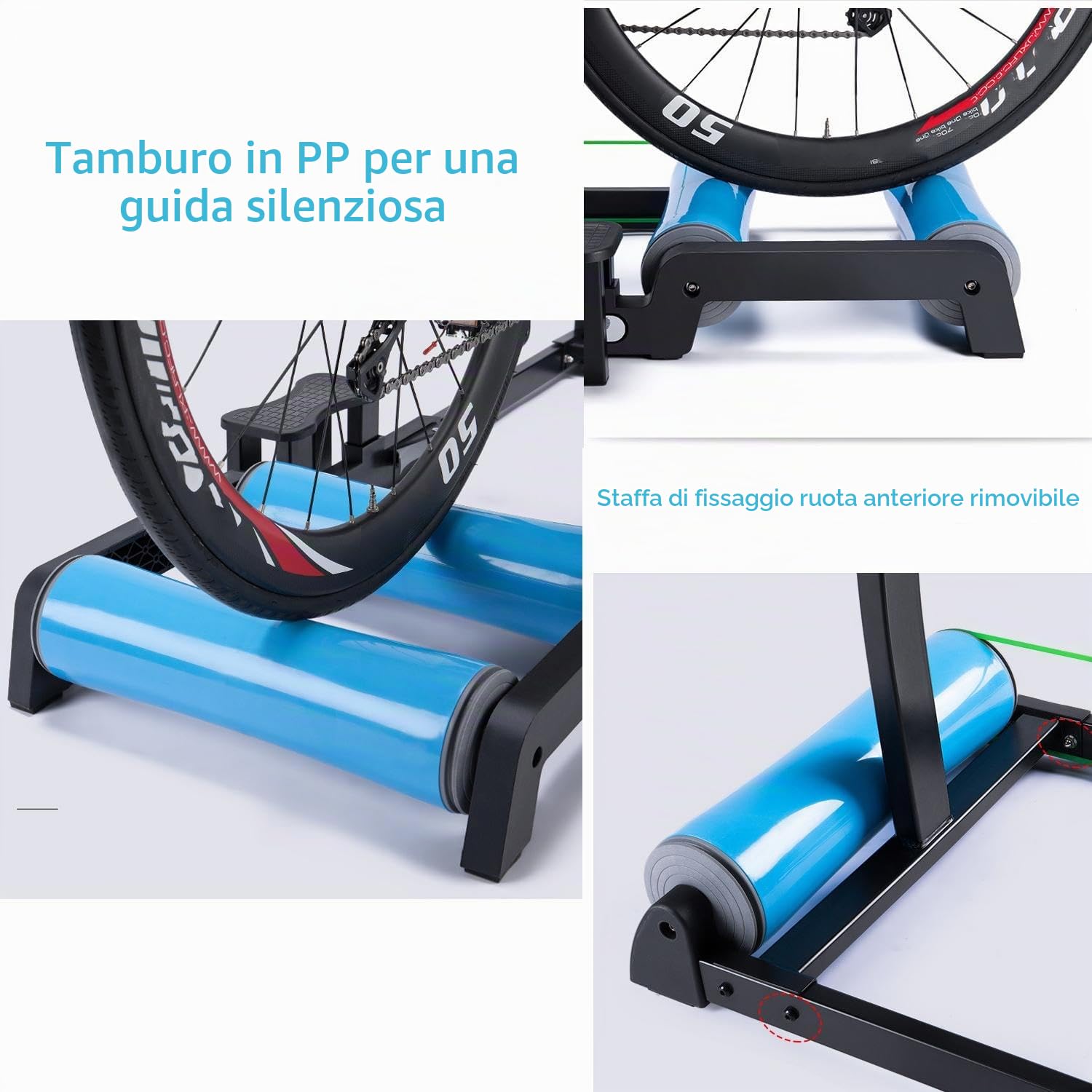 Piattaforma di Allenamento della Bicicletta, Piattaforma del Ciclismo a rulli, Piattaforma del Ciclismo della Bicicletta, Attrezzatura di Fitness dell'interno