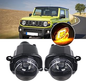 Archaic Side Marking Lights and Turn Signals for Suzuki Jimny JB64 JB74 Sierra 2018-2023 Turn Signal Lights with White Running Light Canbus Error Free