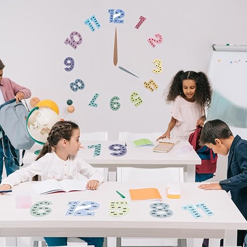 Miniatura 4 de Colarr Carteles de multiplicación para el aula, múltiples carteles de matemáticas de 1 a 12 números de conteo de veces, tabla de multiplicación