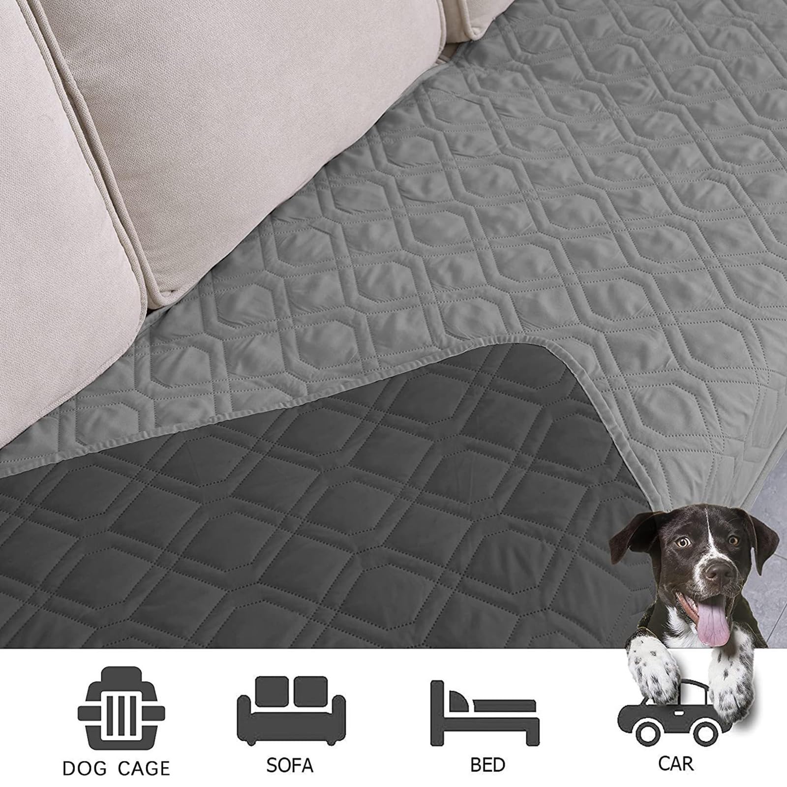 Couverture Pour Chien Réversible Chien Hydrofuge Protection Pour Canapé Lavable En Machine Pour Chiens Et Chats Couverture Pour Animaux De Compagnie Étanche ( Color : Giallo , Size : 80*230cm/31.4*90.
