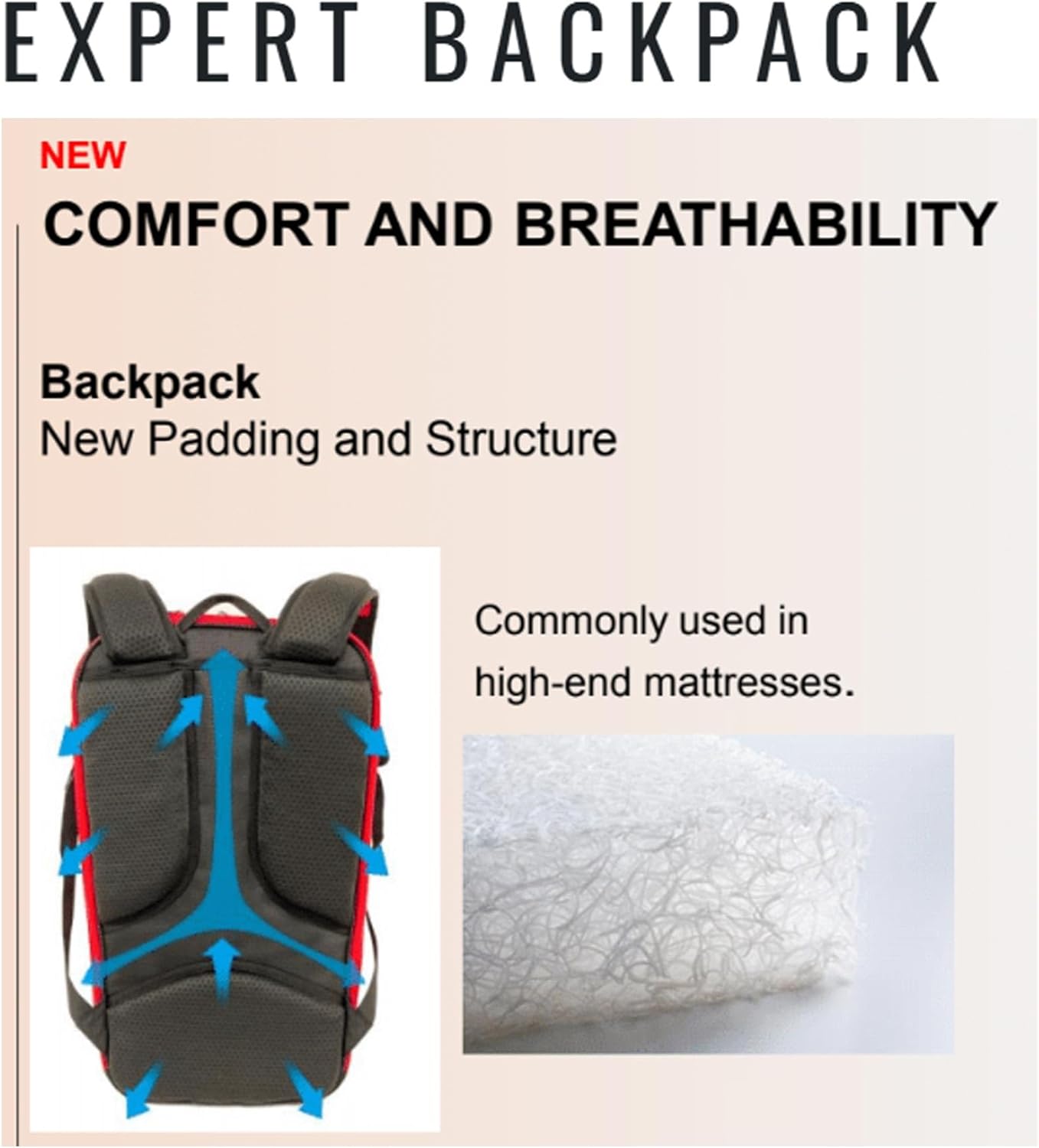 YONEX Expert Backpack with YKK Zippers, Shoe Compartment, Water Bottle Pocket Durable & Stylish Badminton Bag, 30L Capacity Red/Black image 2 of 2 B0DTKJS6M9