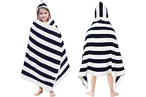 ORIGINAL KIDS Hooded Bath Towel Wrap - 100% Cotton Terry