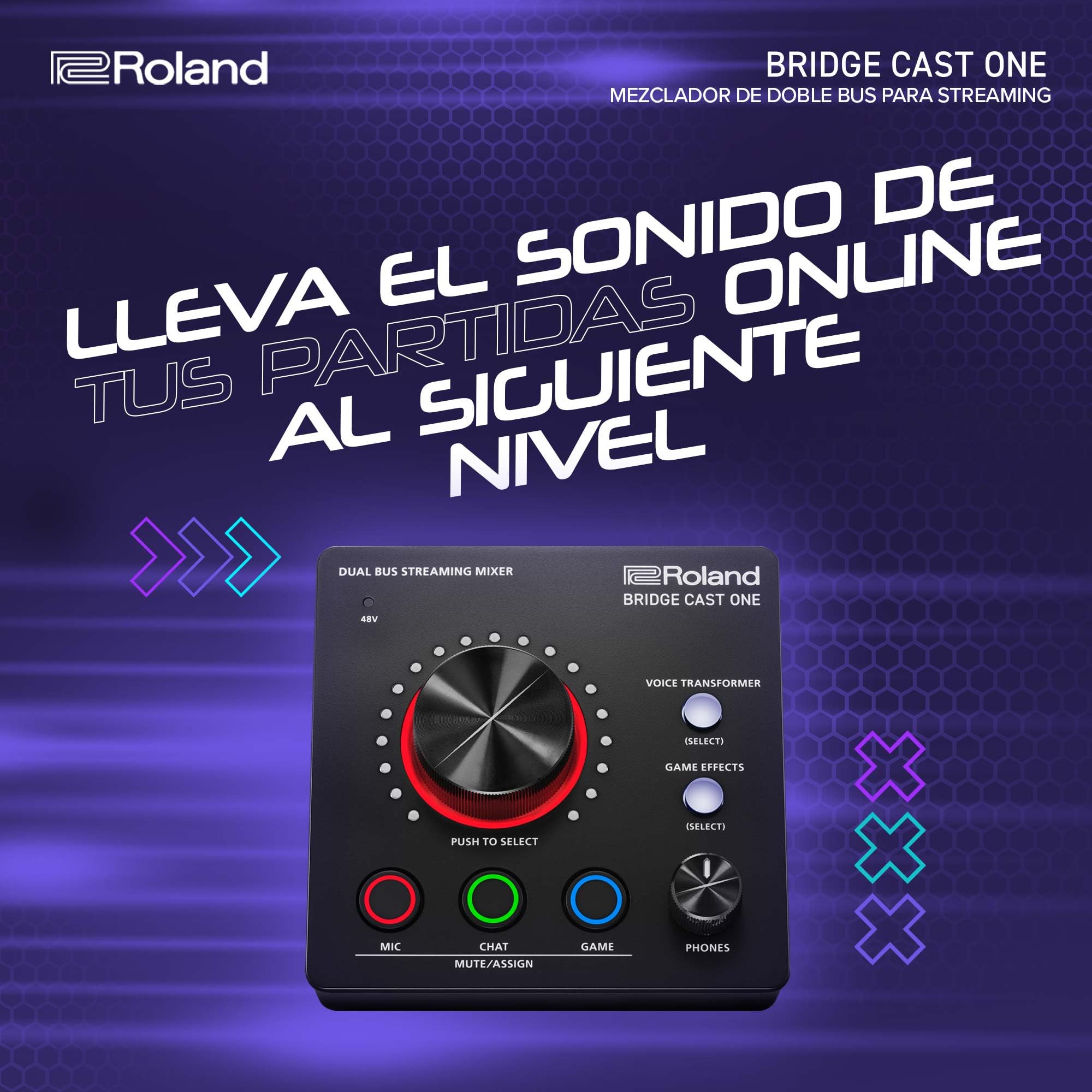 Roland Mezclador de doble bus para streaming BRIDGE CAST ONE